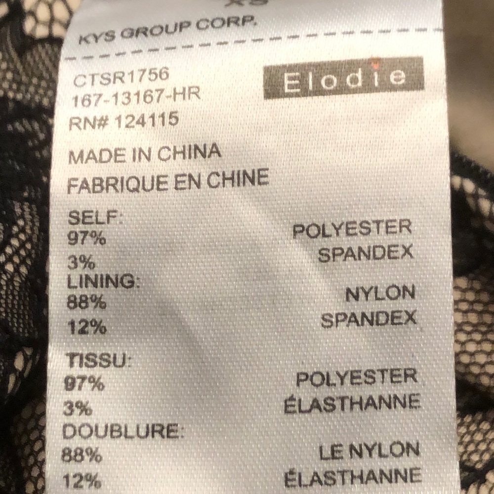 Elodie Deep V-Neck Lace Cami Bodysuit - Picture 9 of 9